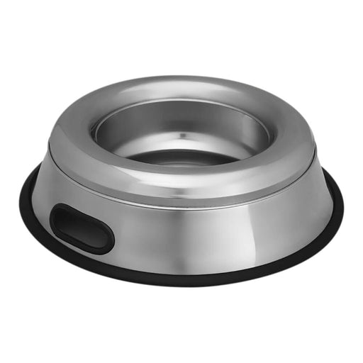 Stainless Steel Bowl, Non - Tip Splash Free - Jeffers - Animal & Pet Supplies > Pet Bowls, Feeders & Waterers