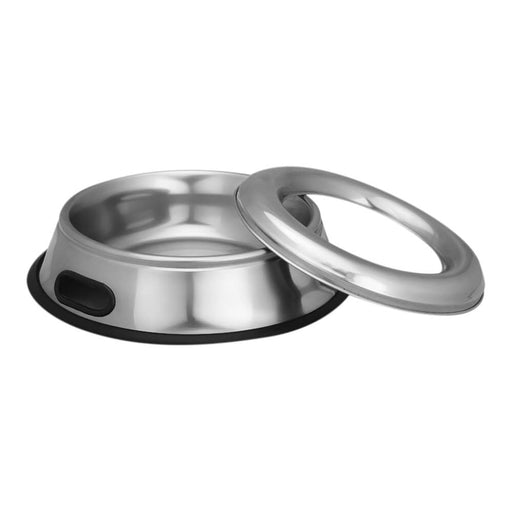 Stainless Steel Bowl, Non - Tip Splash Free - Jeffers - Animal & Pet Supplies > Pet Bowls, Feeders & Waterers