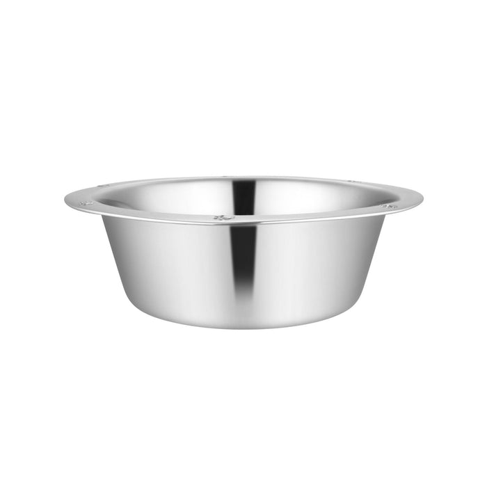 Stainless Steel Embossed Wide - Lip Bowls - Jeffers - Animal & Pet Supplies > Pet Bowls, Feeders & Waterers