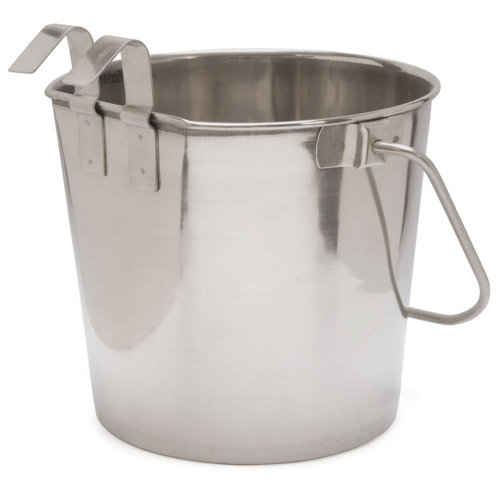 Stainless Steel Flat - Sided Pails - Jeffers - Farm & Ranch Supplies > Farm & Ranch Supplies