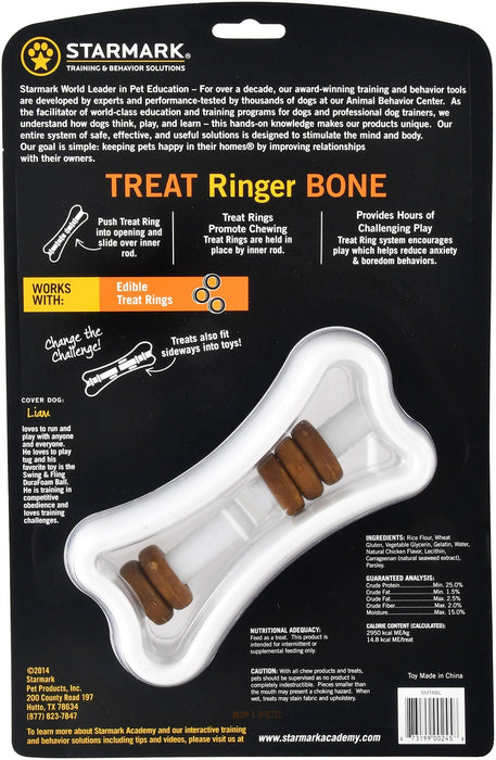 Starmark Treat Ringer, Bone - Jeffers - Dog Supplies > Dog Toys