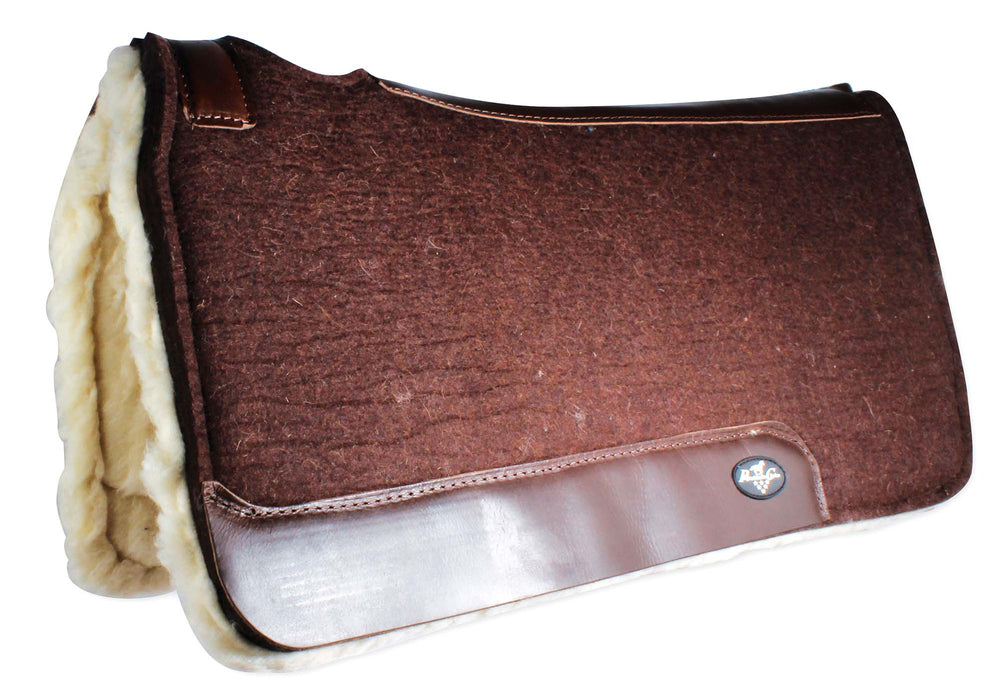 Steam - Pressed Saddle Pad with Fleece Bottom - Jeffers - Horse Supplies > Horse Tack > Saddle Pads & Blankets