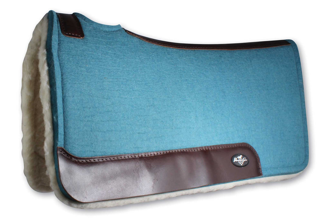 Steam - Pressed Saddle Pad with Fleece Bottom - Jeffers - Horse Supplies > Horse Tack > Saddle Pads & Blankets