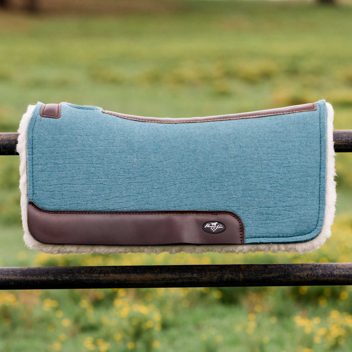 Steam - Pressed Saddle Pad with Fleece Bottom - Jeffers - Horse Supplies > Horse Tack > Saddle Pads & Blankets