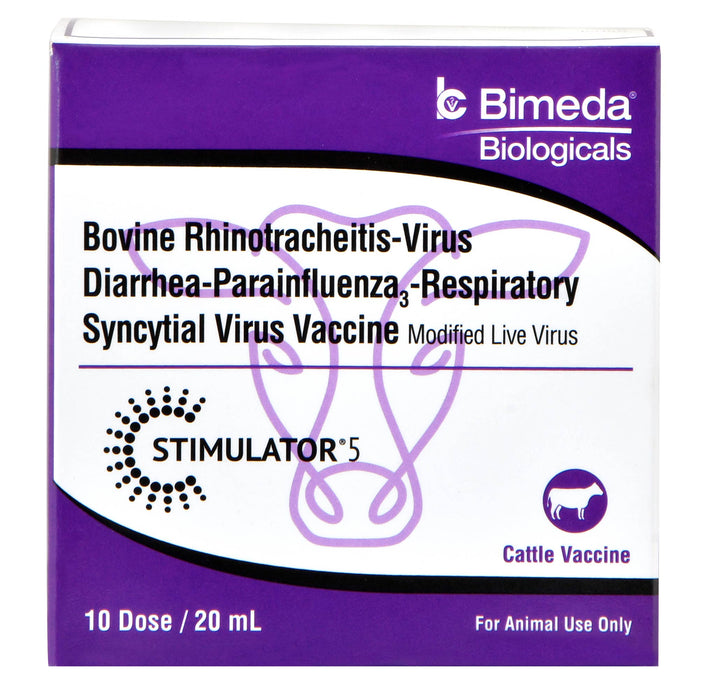 Stimulator 5 BRD Vaccine for Cattle - Jeffers - Animal Health & Wellness > Vaccines