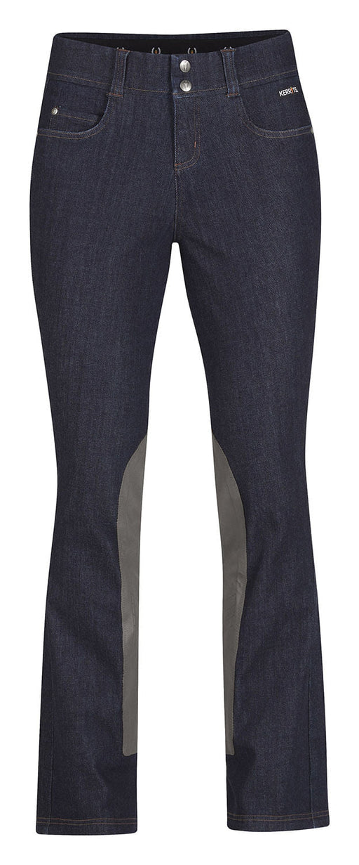 Stretch Denim Extended Knee Patch Bootcut, Reg Length - Jeffers - Women > Women's Clothing > Women's Jeans, Pants, Shorts