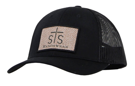 STS Leopard Patch Snapback Trucker Hat - Jeffers - Women > Accessories, Jewelry, Handbags