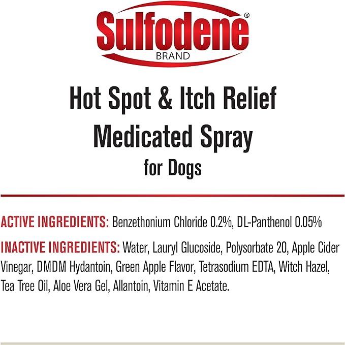 Sulfodene Medicated Hot Spot and Itch Relief, 8 oz - Jeffers - Animal Health & Wellness > Skin & Coat Care