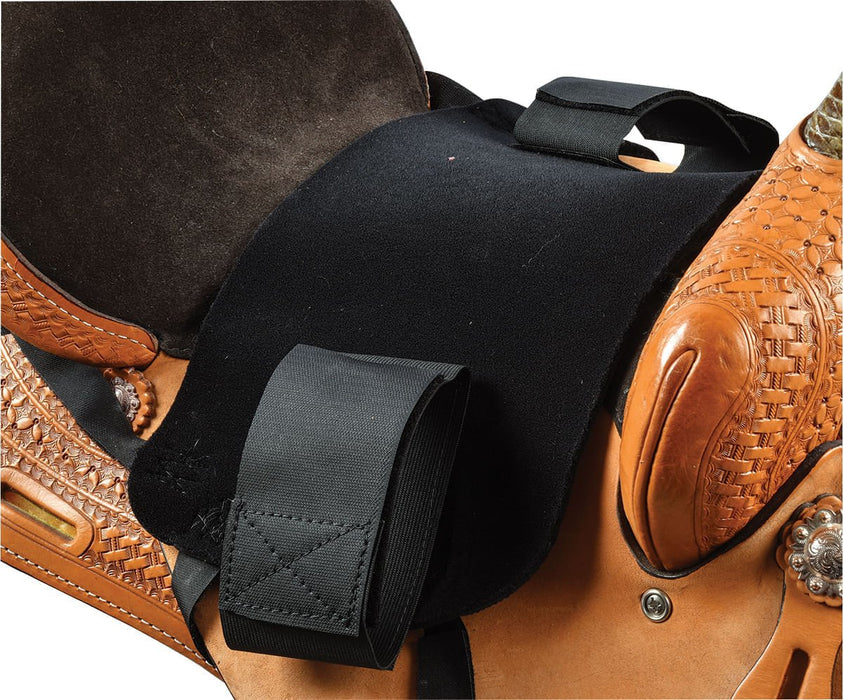 Supreme Sure Grip Saddle Seat, Black - Jeffers - Horse Supplies > Horse Tack > Saddles