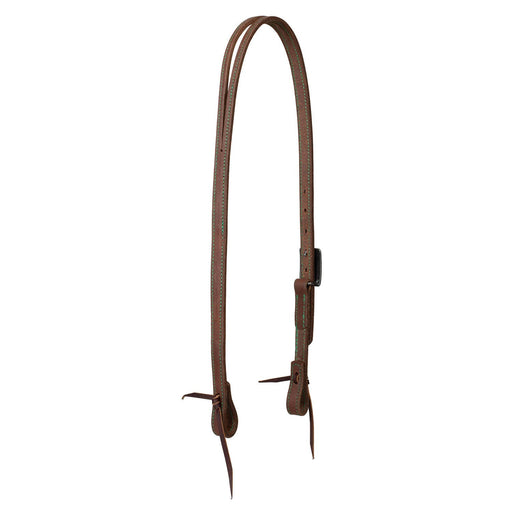 Synergy Harness Leather Headstall with Designer Hardware, 3/4', Split Ear - Jeffers - Horse Supplies > Horse Tack > Bridles & Headstalls