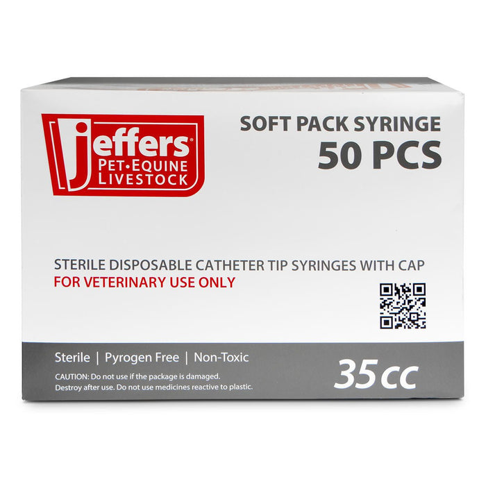 Syringe with Catheter Tip - Jeffers - Animal Health & Wellness > Medical Supplies