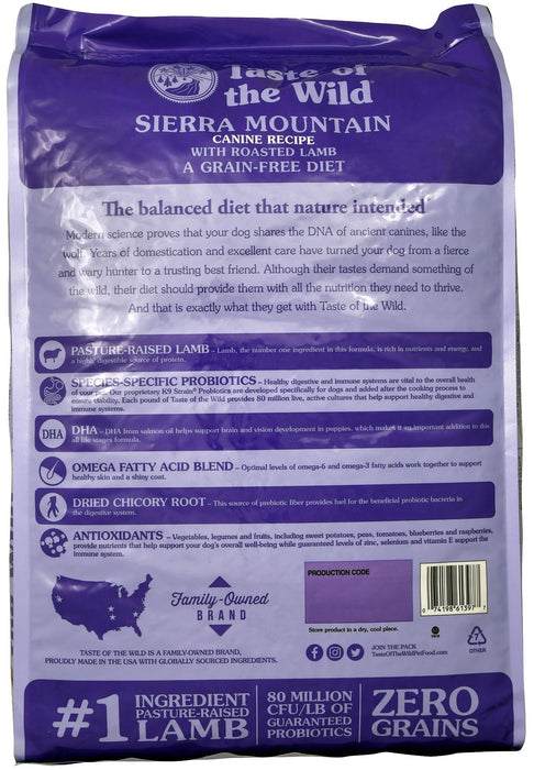 Taste of the Wild, Sierra Mountain - Jeffers - Dog Supplies > Dog Food > Dry Dog Food