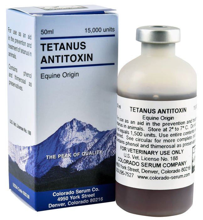 Tetanus Antitoxin - Jeffers - Animal Health & Wellness > Vaccines