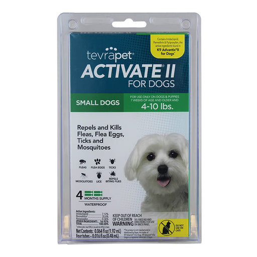 TevraPet Activate II, 4 Month Supply - Jeffers - Animal Health & Wellness > Flea & Tick Control