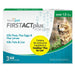 TevraPet FirstAct Plus for Cats, Over 1.5 lbs, 3 Doses - Jeffers - Animal Health & Wellness > Flea & Tick Control