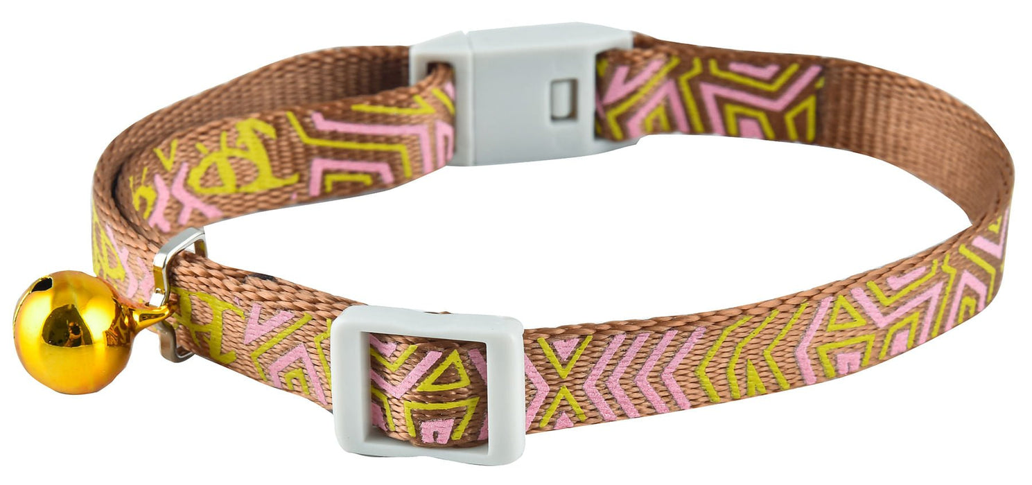 The Cat Safety Collar, Reflective Geometrical Splash - Jeffers - Cat Supplies > Cat Apparel > Cat Collars, Harnesses, & Leashes