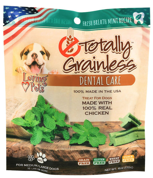 Totally Grainless Dental Care Treat, 6 oz - Jeffers - Dog Supplies > Dog Treats