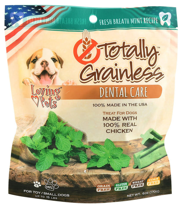 Totally Grainless Dental Care Treat, 6 oz - Jeffers - Dog Supplies > Dog Treats