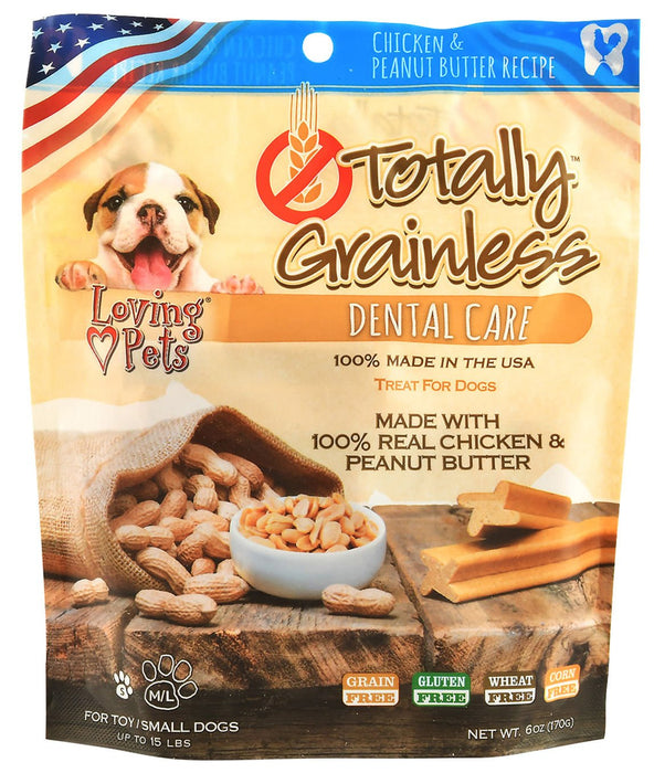 Totally Grainless Dental Care Treat, 6 oz - Jeffers - Dog Supplies > Dog Treats