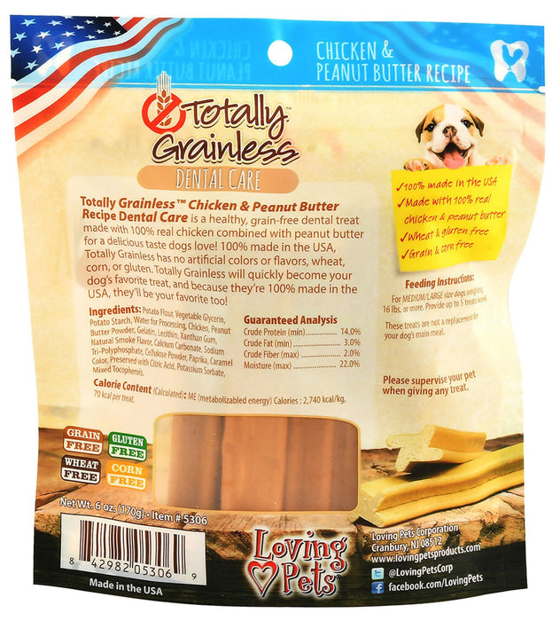 Totally Grainless Dental Care Treat, 6 oz - Jeffers - Dog Supplies > Dog Treats