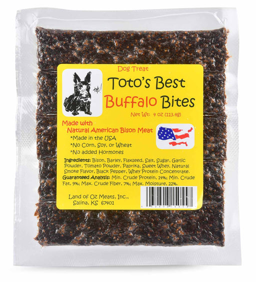 Toto's Best Buffalo Bites Dog Treats, 4 oz - Jeffers - Dog Supplies > Dog Treats