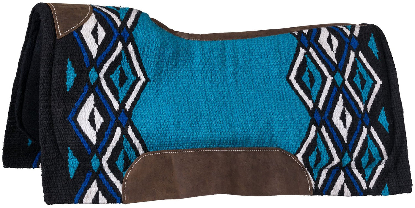 Tough 1 Contoured Wool Pachanga Saddle Pad, 34' x 36' - Jeffers - Horse Supplies > Horse Tack > Saddle Pads & Blankets