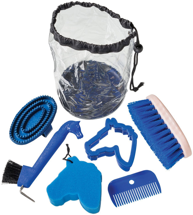 Tough 1 Jr. Horse Grooming Kit, 6 Piece - Jeffers - Horse Supplies > Horse Grooming