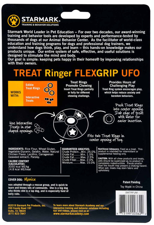 Treat Ringer FlexGrip UFO - Jeffers - Dog Supplies > Dog Toys