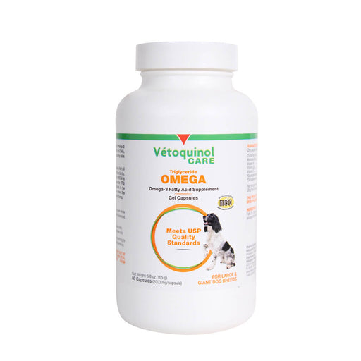 Triglyceride OMEGA Large Capsules for Large Dogs, 60 ct - Jeffers - Animal Health & Wellness > Vitamins & Supplements