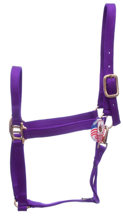 Triple E Nylon Draft Halter, Large (2000 - 2400 lb) - Jeffers - Horse Supplies > Horse Tack > Horse Halters