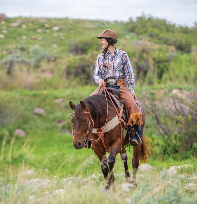 Troxel Cheyenne Helmet - Jeffers - Horse Supplies > Riding Apparel & Accessories > Equestrian Helmets