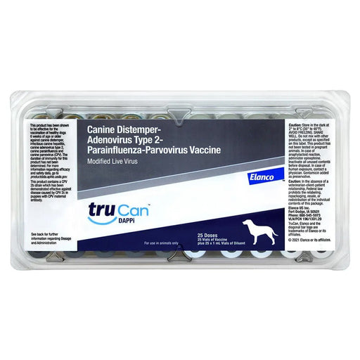 TruCan DAPPI Vaccine (formerly Duramune Max 5) 25 ds - Jeffers - Animal Health & Wellness > Vaccines