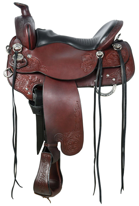 Tucker Custom Horizon North Star Saddle, Wide, Brown - Jeffers - Horse Supplies > Horse Tack > Saddles