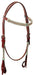 Turquoise Rawhide Laced Browband Headstall - Jeffers - Horse Supplies > Horse Tack > Bridles & Headstalls