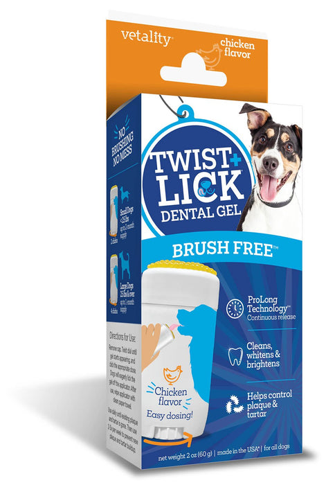 Twist & Lick Oral Gel for Dogs, Chicken - Jeffers - Animal Health & Wellness > Oral Care