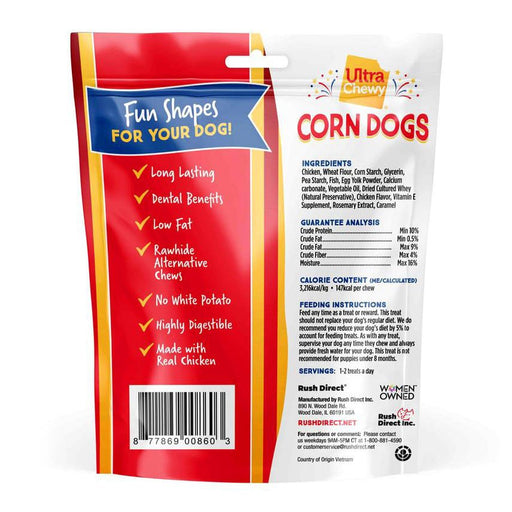 Ultra Chewy Corn Dogs 4ct - Jeffers - Dog Supplies > Dog Treats