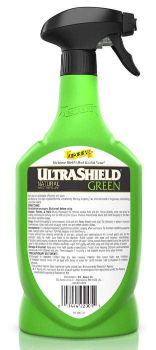 UltraShield Green Natural Fly Repellent - Jeffers - Animal Health & Wellness > Flea & Tick Control