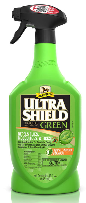 UltraShield Green Natural Fly Repellent - Jeffers - Animal Health & Wellness > Flea & Tick Control