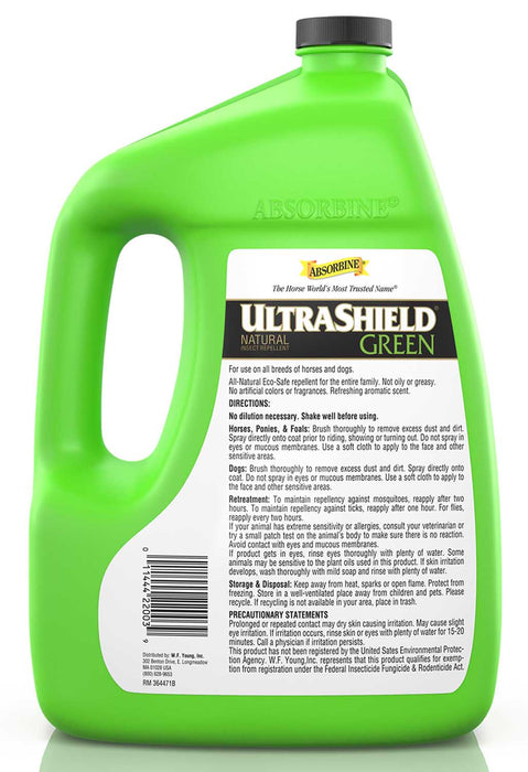 UltraShield Green Natural Fly Repellent - Jeffers - Animal Health & Wellness > Flea & Tick Control