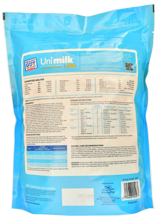 Unimilk Multi - Purpose Milk Replacer - Jeffers - Cattle Supplies > Cattle Supplies