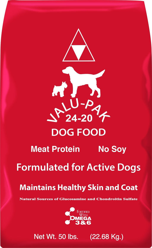 Valu - Pak 24 - 20 Dog Food (Red Bag), 50 lb - Jeffers - Dog Supplies > Dog Food > Dry Dog Food