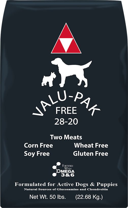 Valu - Pak Free 28 - 20 Dog Food (Black Bag) - Jeffers - Dog Supplies > Dog Food > Dry Dog Food