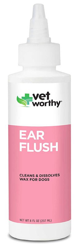 Vet Worthy Ear Flush for Dogs, 8 oz - Jeffers - Animal Health & Wellness > Ear Care