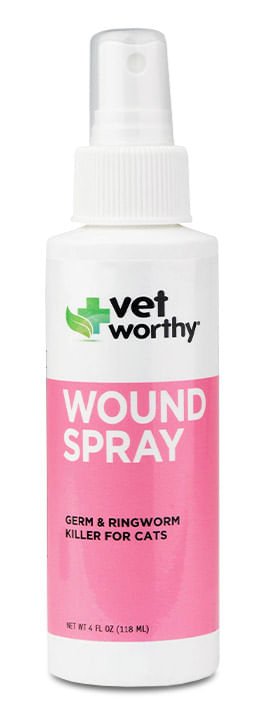 Vet Worthy Wound Spray for Cats, 4 oz - Jeffers - Animal Health & Wellness > Medicine