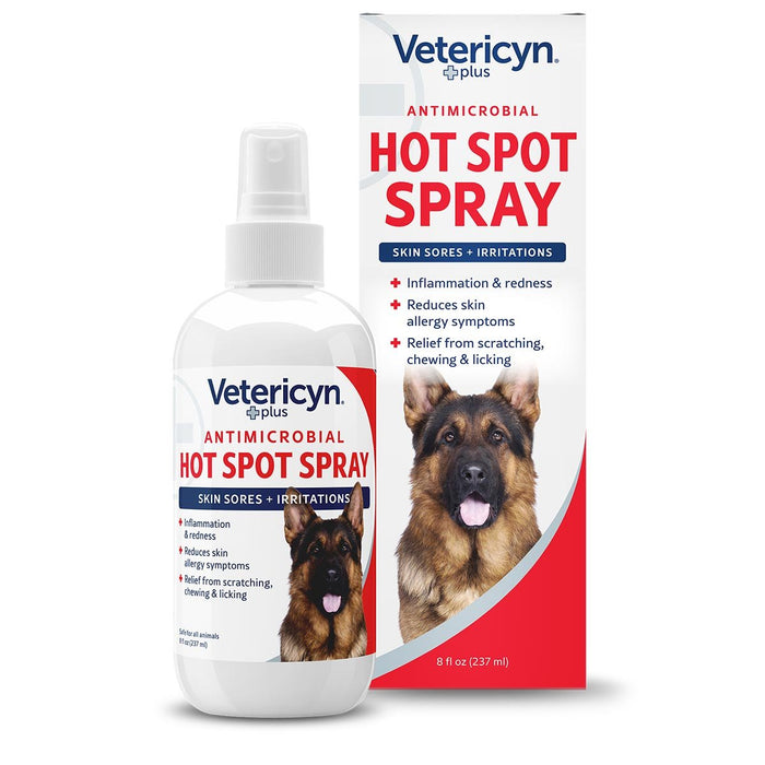 Vetericyn Plus Hot Spot Spray, 8 oz - Jeffers - Animal Health & Wellness > Skin & Coat Care