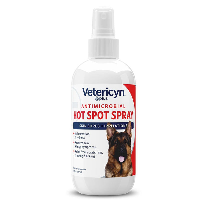 Vetericyn Plus Hot Spot Spray, 8 oz - Jeffers - Animal Health & Wellness > Skin & Coat Care