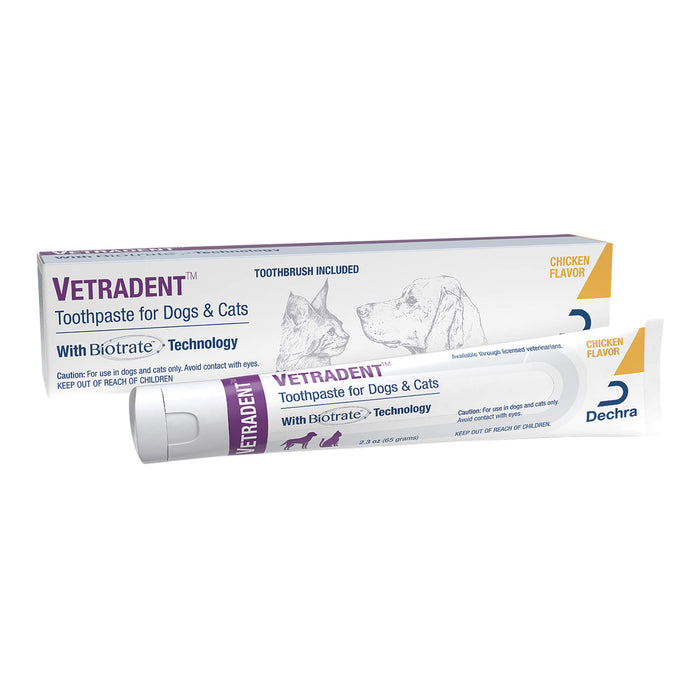 Vetradent Toothpaste with Double - Sided Toothbrush, 2.3 oz - Jeffers - Animal Health & Wellness > Oral Care