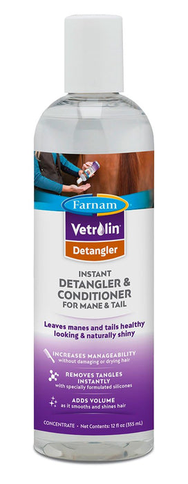 Vetrolin Detangler, 12 oz - Jeffers - Animal & Pet Supplies > Pet Grooming > Pet Shampoo & Conditioner