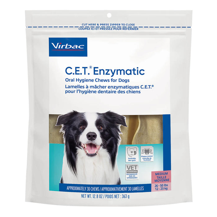 Virbac C.E.T. Enzymatic Oral Chews for Dogs - Jeffers - Animal Health & Wellness > Oral Care