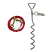 Walk About Tie - Out Dog Spiral Stake, Silver - Jeffers - Animal & Pet Supplies > Pet Containment Systems